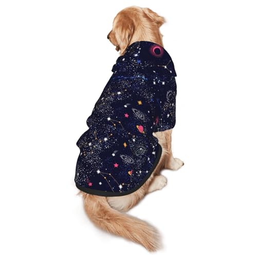 Hunde-Kapuzenpullover mit Sternbild-Aufdruck, warm, weich und atmungsaktiv, mit Kapuze für mittelgroße bis große Hunde, leicht zu tragen, für Winter und Herbst Hunde-Kapuzenpullover mit Sternbild-Aufdruck, warm, weich und atmungsaktiv, mit Kapuze für mittelgroße bis große Hunde, leicht zu tragen, für Winter und Herbst von LMNvbz