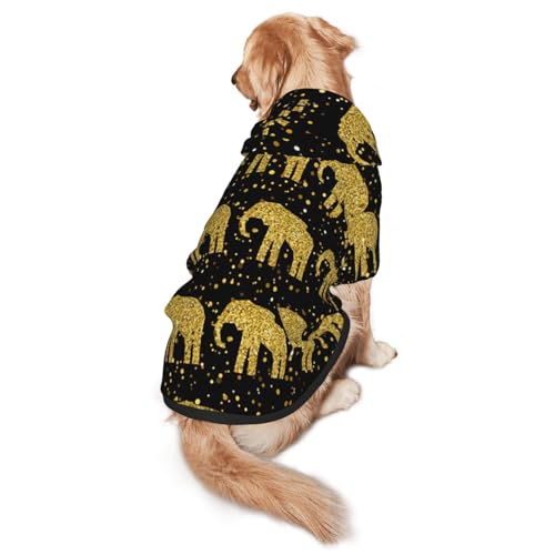Hunde-Kapuzenpullover mit abstraktem Elefantenmuster, warm, weich und atmungsaktiv, mit Kapuze für mittelgroße bis große Hunde, leicht zu tragen, für Winter und Herbst Hunde-Kapuzenpullover mit abstraktem Elefantenmuster, warm, weich und atmungsaktiv, mit Kapuze für mittelgroße bis große Hunde, leicht zu tragen, für Winter und Herbst von LMNvbz