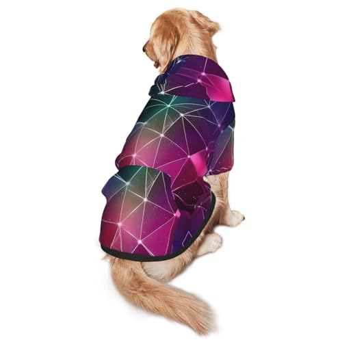 Hunde-Kapuzenpullover mit rotem Galaxie-Konstellationsdruck, warm, weich und atmungsaktiv, mit Kapuze für mittelgroße bis große Hunde, leicht zu tragen, für Winter und Herbst Hunde-Kapuzenpullover mit rotem Galaxie-Konstellationsdruck, warm, weich und atmungsaktiv, mit Kapuze für mittelgroße bis große Hunde, leicht zu tragen, für Winter und Herbst von LMNvbz
