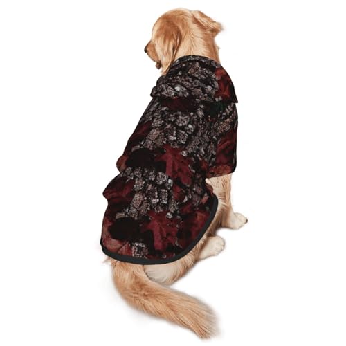 Outfitter Tuff Hunde-Kapuzenpullover mit Camouflage-Muster, warm, weich und atmungsaktiv, mit Kapuze für mittelgroße bis große Hunde, leicht zu tragen, für Winter und Herbst von LMNvbz