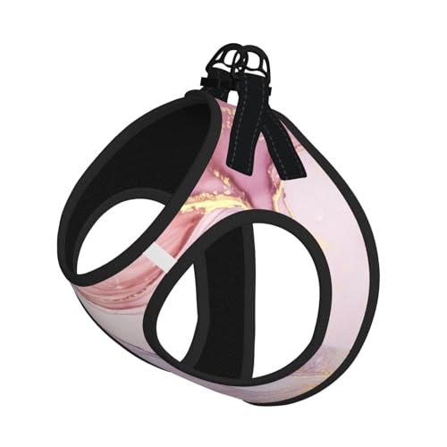 Verstellbares Geschirr-Set für Katzen und Hunde, mit Marmor-Druck, weich, atmungsaktiv, für Kätzchen, Welpen, Netzweste mit reflektierendem Design, ausbruchsichere Leine für kleine Haustiere, Violett Verstellbares Geschirr-Set für Katzen und Hunde, mit Marmor-Druck, weich, atmungsaktiv, für Kätzchen, Welpen, Netzweste mit reflektierendem Design, ausbruchsichere Leine für kleine Haustiere, Violett von LMNvbz