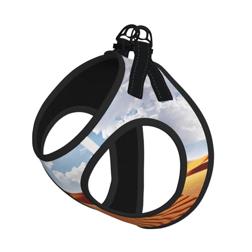 Verstellbares Geschirr-Set mit Leine für Katzen und Hunde, weich, atmungsaktiv, für Kätzchen, Welpen, Netzweste mit reflektierendem Design, ausbruchsichere Leine für kleine Haustiere von LMNvbz