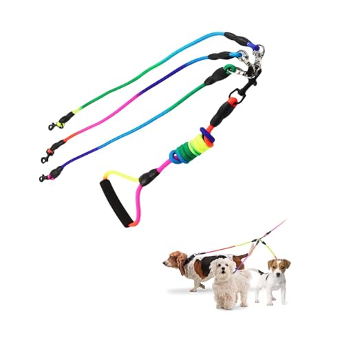 3-in-1-hundeleine mehrere Hunde,Hundeleine kleine Hunde/große,Haustier Hund Führen Leine Kette,Verstellbar Splitterleinen,Hundeleine Nylon,Dog Leash für Spaziergänge und Wanderungen mit Haustieren 3-in-1-hundeleine mehrere Hunde,Hundeleine kleine Hunde/große,Haustier Hund Führen Leine Kette,Verstellbar Splitterleinen,Hundeleine Nylon,Dog Leash für Spaziergänge und Wanderungen mit Haustieren von LNGJIN
