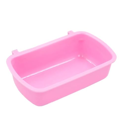 Kleiner Futternapf für Haustiere mit Haken, Futter- und Wassernapf für Vögel, Hamster, Kaninchen, hellroter Kunststoffkäfig montierbarer Becher für Kleintiere Kleiner Futternapf für Haustiere mit Haken, Futter- und Wassernapf für Vögel, Hamster, Kaninchen, hellroter Kunststoffkäfig montierbarer Becher für Kleintiere von LNHAS