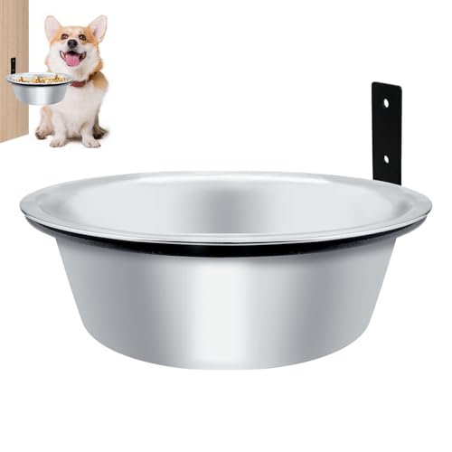 LNQ LUNIQI Wandmontage Futternapf Hund Edelstahl, 1 Stück Hundenapf Wandhalterung mit Verstellbarer Ständer Hundeschüssel Futterschale für Große Hunde, 21 cm LNQ LUNIQI Wandmontage Futternapf Hund Edelstahl, 1 Stück Hundenapf Wandhalterung mit Verstellbarer Ständer Hundeschüssel Futterschale für Große Hunde, 21 cm von LNQ LUNIQI