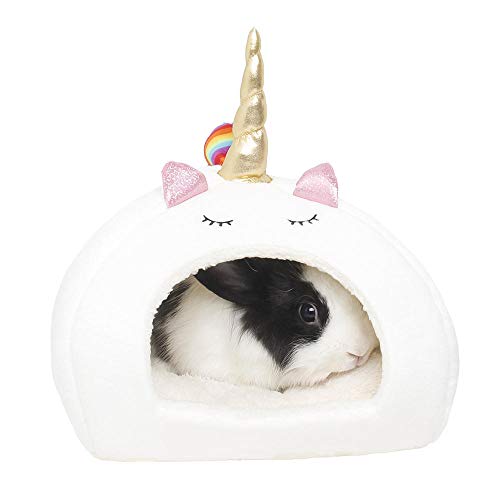 Kleintiere Mein Nachbar Totoro Meerschweinchen Igel niederländische Ratten Hamster Frettchen Bett Bartdrachen Haus weich süßes Einhorn Haustiernest M von LNXYQ