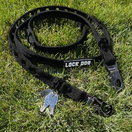 abschließbare Hundeleine + Halsband 2 Schlösser inkl. 3 Schlüssel abschließbare Hundeleine + Halsband 2 Schlösser inkl. 3 Schlüssel von LOCK DOG