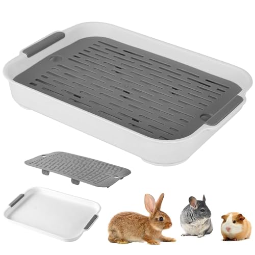 Tablett Haustier Toilette,Kaninchen Katzentoilette,Kaninchen Toiletten Töpfchen,Kleintier Katzentoilette,Kaninchenkäfig Toilette,Haustier WC Trainer,Kaninchenklo,für Chinchillas,Meerschweinchen Tablett Haustier Toilette,Kaninchen Katzentoilette,Kaninchen Toiletten Töpfchen,Kleintier Katzentoilette,Kaninchenkäfig Toilette,Haustier WC Trainer,Kaninchenklo,für Chinchillas,Meerschweinchen von LOEPENLE