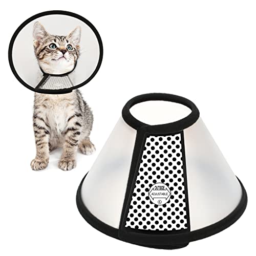 Depets Verstellbare Wiederherstellung Pet Cone E-Collar für Katzen Kätzchen Kaninchen, Plastik Elizabeth Schutzhau Depets Verstellbare Wiederherstellung Pet Cone E-Collar für Katzen Kätzchen Kaninchen, Plastik Elizabeth Schutzhau von LOKAXXZU