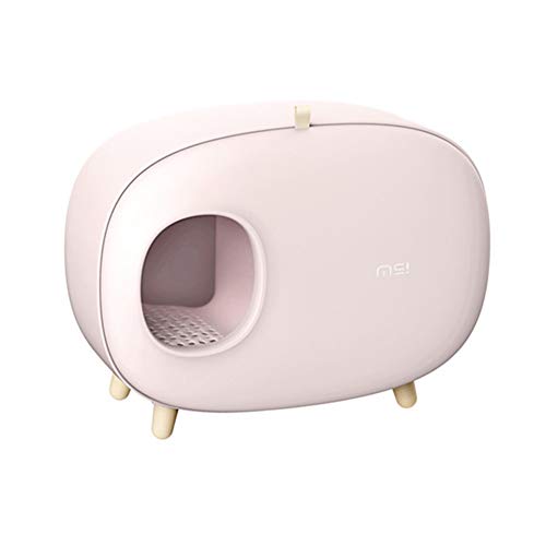 Katzenstrauderkisten Haustier Katzentoilette, vollständig geschlossener Bentonit -Katzenstreu -Toilette, stinkende stinkende Katzentoilette/Beige Katzenstrauderkisten Haustier Katzentoilette, vollständig geschlossener Bentonit -Katzenstreu -Toilette, stinkende stinkende Katzentoilette/Beige von LOKAXXZU