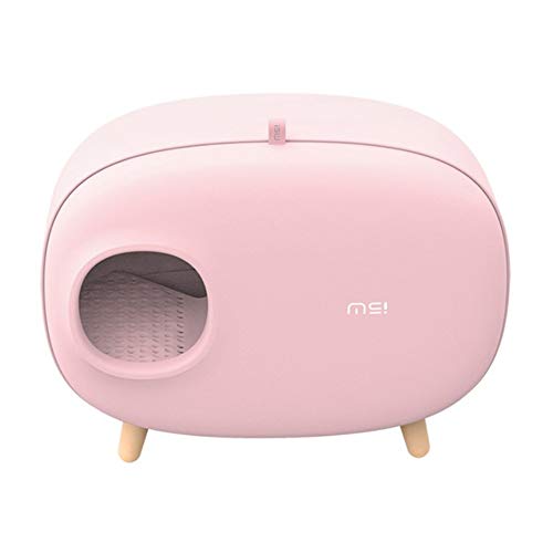 Katzenstrauderkisten Tierhalle, vollständig geschlossene Bentonit -Katzenstreu -Toilette, stinkende stinkende Katzentoilette/Rosa Katzenstrauderkisten Tierhalle, vollständig geschlossene Bentonit -Katzenstreu -Toilette, stinkende stinkende Katzentoilette/Rosa von LOKAXXZU