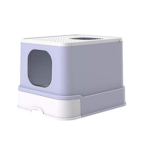 Katzenstrauderkisten geschlossener Katzentoilette, leicht zu reinigen gegen spritzendes, großer Katzenratschachtel mit ergonomischer Schaufel 53 x43 x 39,5 cm/#4 Katzenstrauderkisten geschlossener Katzentoilette, leicht zu reinigen gegen spritzendes, großer Katzenratschachtel mit ergonomischer Schaufel 53 x43 x 39,5 cm/#4 von LOKAXXZU