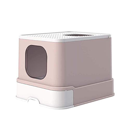 Katzenstrauderkisten geschlossener Katzentoilette, leicht zu reinigendem Spritzer, großer Katzenratschachtel mit ergonomischer Schaufel 53 x43x39,5 cm/#1 1 Katzenstrauderkisten geschlossener Katzentoilette, leicht zu reinigendem Spritzer, großer Katzenratschachtel mit ergonomischer Schaufel 53 x43x39,5 cm/#1 1 von LOKAXXZU
