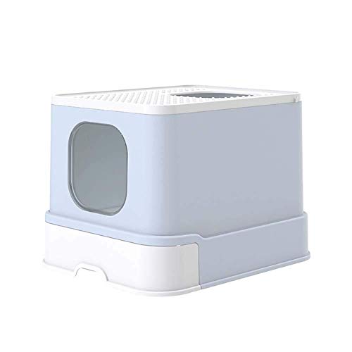 Katzenstreuboxen geschlossener Katzentoilette, leicht zu reinigen gegen spritzendes, großer Katzenratschachtel mit ergonomischer Schaufel 53 x43 x 39,5 cm/#2 Katzenstreuboxen geschlossener Katzentoilette, leicht zu reinigen gegen spritzendes, großer Katzenratschachtel mit ergonomischer Schaufel 53 x43 x 39,5 cm/#2 von LOKAXXZU