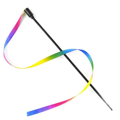 LOKAXXZU 10 pcs Katzen Interaktive Stock Spielzeugkatzen Zauberstab Spielzeug doppelseitige Farbstreifen Katzen verjagten Teaser -Spielzeug -Jagdspielzeug LOKAXXZU 10 pcs Katzen Interaktive Stock Spielzeugkatzen Zauberstab Spielzeug doppelseitige Farbstreifen Katzen verjagten Teaser -Spielzeug -Jagdspielzeug von LOKAXXZU