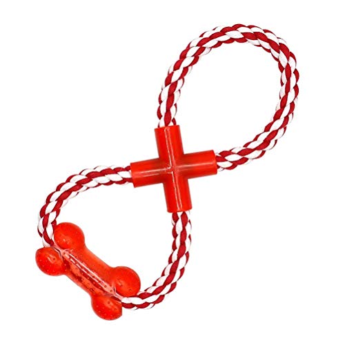 LOKAXXZU Baumwoll -Haustier -Hunde Seil kauen Tug Spielzeug Knoten Knoten Knochenkugel LOKAXXZU Baumwoll -Haustier -Hunde Seil kauen Tug Spielzeug Knoten Knoten Knochenkugel von LOKAXXZU