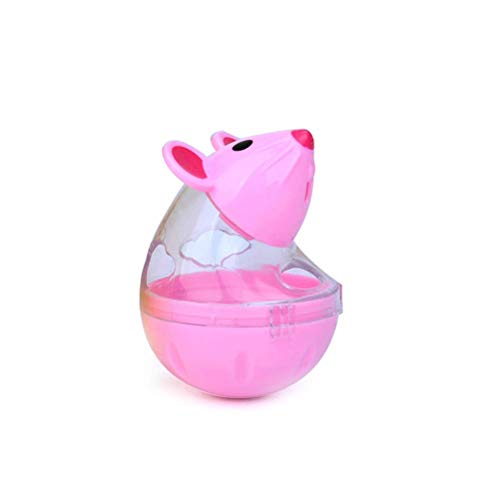 LOKAXXZU Cat Toy Fun Tumbler Feeder Toy Maus undichte Food Bälle Haustier Bildungspultion TET -Leckage Lustige Katzen Interaktives Spielzeug, Pink LOKAXXZU Cat Toy Fun Tumbler Feeder Toy Maus undichte Food Bälle Haustier Bildungspultion TET -Leckage Lustige Katzen Interaktives Spielzeug, Pink von LOKAXXZU