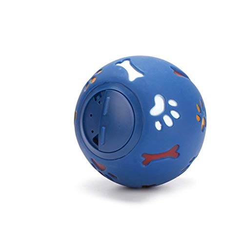 LOKAXXZU Haustierhund Spielzeughunde Reine Naturkautschuk -Leckage Food Ball Interactive Pet Cat Teing -Training Bälle Spielzeug für kleine große 7,5/11 cm, blau, 7,5 cm LOKAXXZU Haustierhund Spielzeughunde Reine Naturkautschuk -Leckage Food Ball Interactive Pet Cat Teing -Training Bälle Spielzeug für kleine große 7,5/11 cm, blau, 7,5 cm von LOKAXXZU