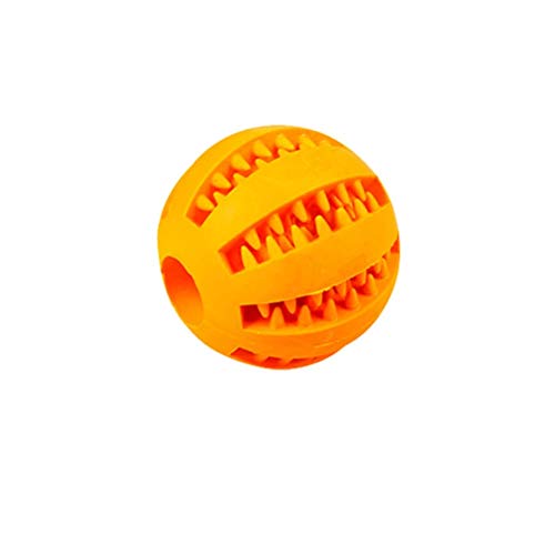 LOKAXXZU Haustierspielzeug interaktiver Elastizität Ball Hund Kauen Spielzeug für Hundzahn saubere Kugel Futter extra Gummi-Ball Hund 5 cm Zahn saubere Kugel, Orange LOKAXXZU Haustierspielzeug interaktiver Elastizität Ball Hund Kauen Spielzeug für Hundzahn saubere Kugel Futter extra Gummi-Ball Hund 5 cm Zahn saubere Kugel, Orange von LOKAXXZU