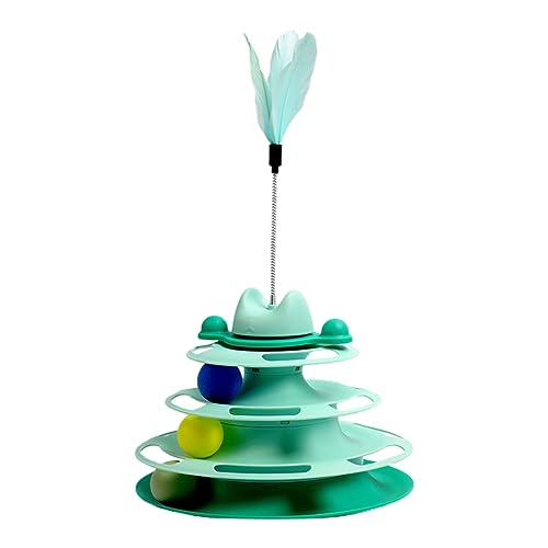 LOKAXXZU Katzenspielzeugkätzchen Roller Track Cats Tower Toy Interaktive Katzen Spielzeug Indoor -Plattenspielzeug für Langeweile Katze LOKAXXZU Katzenspielzeugkätzchen Roller Track Cats Tower Toy Interaktive Katzen Spielzeug Indoor -Plattenspielzeug für Langeweile Katze von LOKAXXZU