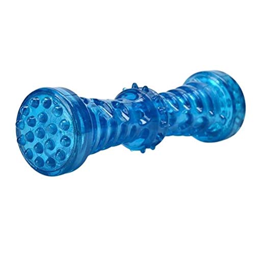 LOKAXXZU Langlebige interaktive Spielzeughund kaut ungiftiger Zahnreinigung Welpe Pet Toys Sound Quietscher Gummi-Stick-Hundespiel, blau, groß, groß LOKAXXZU Langlebige interaktive Spielzeughund kaut ungiftiger Zahnreinigung Welpe Pet Toys Sound Quietscher Gummi-Stick-Hundespiel, blau, groß, groß von LOKAXXZU