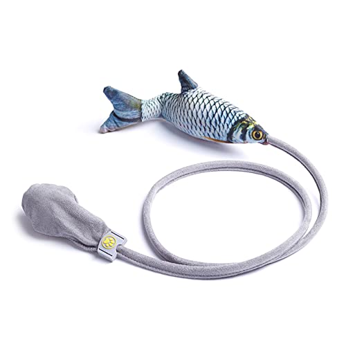 LOKAXXZU Swing Fish für Katzenspielzeugkätzchen Haustierprodukte Zahn für Katzenspielzeugzähne Plüschkauen von LOKAXXZU