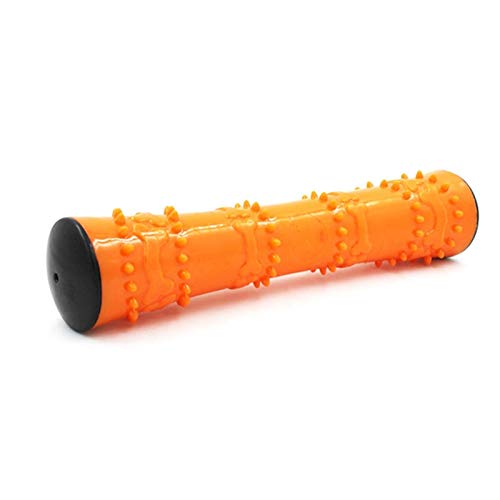LOKAXXZU Unzerstörbare quietschige mittelgroße Hundekauen -Spielzeug -Lebensmittel -Schlepper von Kriegszähne Reinigung Haustier Molar Stick Zahnpflege, Orange LOKAXXZU Unzerstörbare quietschige mittelgroße Hundekauen -Spielzeug -Lebensmittel -Schlepper von Kriegszähne Reinigung Haustier Molar Stick Zahnpflege, Orange von LOKAXXZU