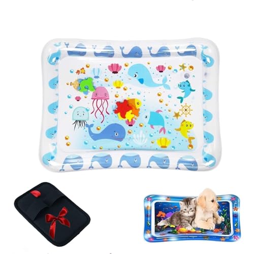 Verdickte Wassersensor-Spielmatte, 2025 Upgrade-Wassersensor-Spielmatte mit Fischen for Spielen mit Haustieren, interaktive Wassersensor-Spielmatte, coole, bequeme, aufblasbare Wassermatte for Spielen Verdickte Wassersensor-Spielmatte, 2025 Upgrade-Wassersensor-Spielmatte mit Fischen for Spielen mit Haustieren, interaktive Wassersensor-Spielmatte, coole, bequeme, aufblasbare Wassermatte for Spielen von LOKORI