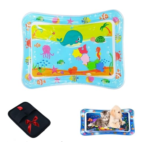 Verdickte Wassersensor-Spielmatte, 2025 Upgrade-Wassersensor-Spielmatte mit Fischen for Spielen mit Haustieren, interaktive Wassersensor-Spielmatte, coole, bequeme, aufblasbare Wassermatte for Spielen Verdickte Wassersensor-Spielmatte, 2025 Upgrade-Wassersensor-Spielmatte mit Fischen for Spielen mit Haustieren, interaktive Wassersensor-Spielmatte, coole, bequeme, aufblasbare Wassermatte for Spielen von LOKORI