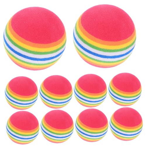 LOLIPPYY 10 Stück Teiliges Eva Schwimmspielzeug Bunter Interaktiver Regenbogen Ball für Katzen und Hunde Leicht zum Training Kauen und Farblich Sortiert für Welpen und Zufällige Farbe LOLIPPYY 10 Stück Teiliges Eva Schwimmspielzeug Bunter Interaktiver Regenbogen Ball für Katzen und Hunde Leicht zum Training Kauen und Farblich Sortiert für Welpen und Zufällige Farbe von LOLIPPYY