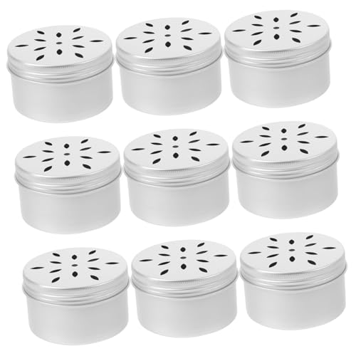 LOLIPPYY 10 Stück Teiliges Hundegeruchstraining aus Robustem Aluminium mit Belüfteten Dosen Langlebig bei Stressabbau und Nasenarbeit für Arbeitshunde und Haustiere Geeignet von LOLIPPYY