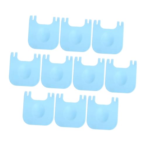 LOLIPPYY 10 Stück Teiliges Käfig Schnallen aus Strapazierfähigem PP Material Sichere Verbindung durch Schlitzdesign Einfach zu Montieren Entfernen für Kleintierkäfige Wie Kaninchen und von LOLIPPYY
