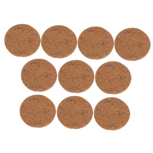 LOLIPPYY 10 Stück Teiliges Taubennest Kokosfaser Nistmatte Umweltfreundlich Langlebig Leicht Taubenzucht Vogelhaus Pad für Vogelnistunterlagen und Taubeneierpflege von LOLIPPYY