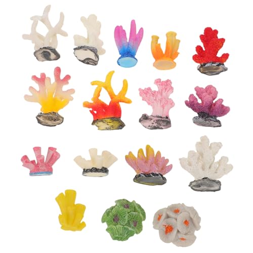 LOLIPPYY 16 Stück Teiliges Aquarium Deko Realistische Mini Korallenornamente Künstliches Korallenriff für Aquarienlandschaft Pflegeleicht Nachhaltige Deko für Fischbecken und LOLIPPYY 16 Stück Teiliges Aquarium Deko Realistische Mini Korallenornamente Künstliches Korallenriff für Aquarienlandschaft Pflegeleicht Nachhaltige Deko für Fischbecken und von LOLIPPYY