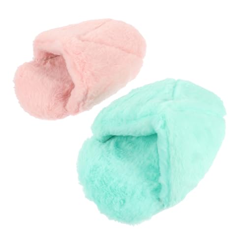 LOLIPPYY 2 STÜCK Hamster Schlafnest aus Baumwolle Warmes Nest für Kleine Haustiere Wie Chinchilla Igel Meerschweinchen Platzsparend Leicht zu Reinigen als Kuschelsofa und Zufällige Farbe von LOLIPPYY