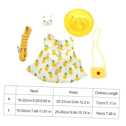 LOLIPPYY 2 Sätze Pet Rabbit Kleidung mit Geschirr Leine und Tasche Niedliches Hasenkostüm mit Cartoon Muster Komfortabel Atmungsaktiv Klein für Meerschweinchen und Junge Kaninchen Geeignet LOLIPPYY 2 Sätze Pet Rabbit Kleidung mit Geschirr Leine und Tasche Niedliches Hasenkostüm mit Cartoon Muster Komfortabel Atmungsaktiv Klein für Meerschweinchen und Junge Kaninchen Geeignet von LOLIPPYY