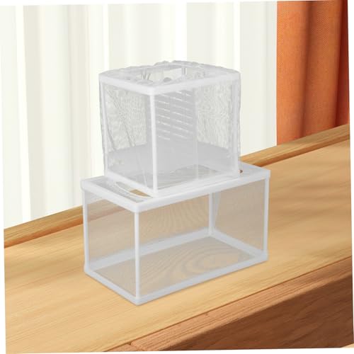 LOLIPPYY 2 Stück Aquarium Fischbrutbox Teilig Mesh Zuchtbox Fischtank Inkubationsnetz mit Trennwand Geeignet für Fischzucht und Aufzucht im Aquarium Langlebiges Kunststoffnetz LOLIPPYY 2 Stück Aquarium Fischbrutbox Teilig Mesh Zuchtbox Fischtank Inkubationsnetz mit Trennwand Geeignet für Fischzucht und Aufzucht im Aquarium Langlebiges Kunststoffnetz von LOLIPPYY