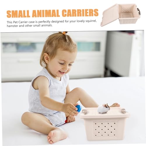 LOLIPPYY 2 Stück Hamster Transportboxen aus Leichtem Atmungsaktivem Kunststoff Kleine Aufbewahrungsboxen für Meerschweinchen Igel Kaninchen und Weitere Kleintiere für Reisen und Ausflüge LOLIPPYY 2 Stück Hamster Transportboxen aus Leichtem Atmungsaktivem Kunststoff Kleine Aufbewahrungsboxen für Meerschweinchen Igel Kaninchen und Weitere Kleintiere für Reisen und Ausflüge von LOLIPPYY
