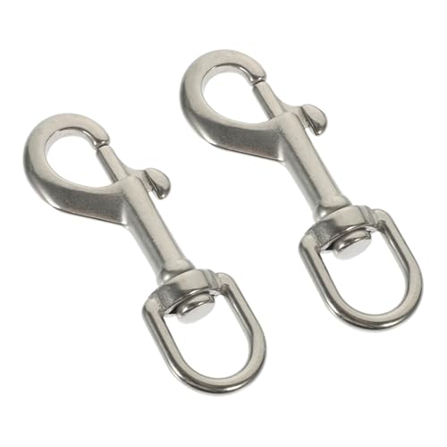 LOLIPPYY 2 Stück Teiliges Edelstahl Drehhaken schnapphaken Drehbar Flexibel Korrosionsbeständig Robuster Tauchhaken Für Hundeleine und Outdoor Einsatz LOLIPPYY 2 Stück Teiliges Edelstahl Drehhaken schnapphaken Drehbar Flexibel Korrosionsbeständig Robuster Tauchhaken Für Hundeleine und Outdoor Einsatz von LOLIPPYY