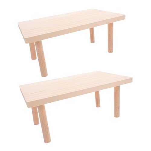 LOLIPPYY 2 Stück Teiliges Holzplattform für Kleintierkäfige Robuste Spielplattform für Hamster und Zwerghamster Fördert Bewegung und Aktivität Geeignet für Hamster Meerschweinchen und von LOLIPPYY