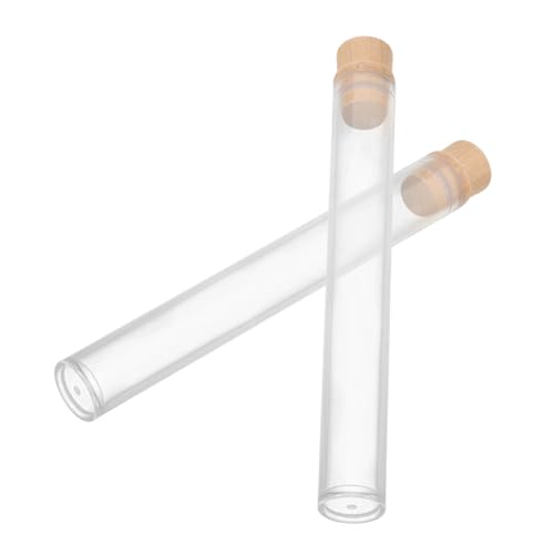 LOLIPPYY 2 Stück Transparente Pet Hair Aufbewahrungsflaschen mit Sicherem Verschluss Vielseitig für Katzen und Hundehaar Tragbar Haustier Memorial Klare Sicht zur Liebevollen Erinnerung von LOLIPPYY