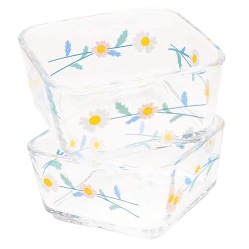 LOLIPPYY 2 Stück rutschfeste Hamster Futterschalen aus Glas Kippsichere Kleintier Fressnäpfe für Meerschweinchen Kaninchen Chinchilla Platzsparende Trink und Futterstation von LOLIPPYY