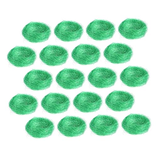 LOLIPPYY 20 Stück Teiliges Künstliche Vogel Nester Simulation Stabile Dekoration aus Langlebigem Material Geeignet für Party und Ostertischdeko Vielseitig Nutzbar für Kleine Leckereien von LOLIPPYY