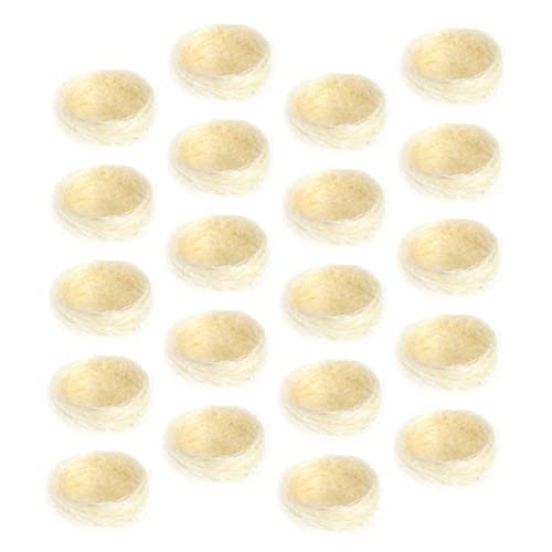 LOLIPPYY 20 Stück Teiliges Künstliche Vogelnester Dekorativ Natürliche Optik Robust Für Garten Terrasse Hochzeit Deko Vogelhaus Zubehör Simulation Bird Nests Landschaftsdekoration von LOLIPPYY