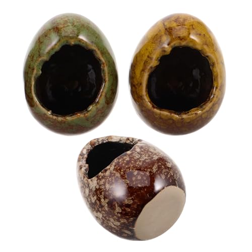 LOLIPPYY 3 Stück Aquarium Dekoration Versteck Für Fischtank Aquarium Garnelenversteck Fischhöhle Für Fischversteck Höhle Ornament Unterschlupf Garnelen von LOLIPPYY