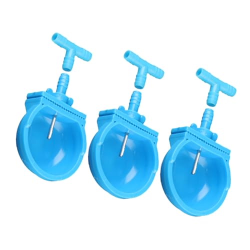 LOLIPPYY 3 Stück Automatischer Kunststoff Kaninchen Trinkschalen Wasserspender für Kleintiere Blauer Runder Napf Leicht zu Reinigen Tropffrei für Kaninchenstall Geeignet LOLIPPYY 3 Stück Automatischer Kunststoff Kaninchen Trinkschalen Wasserspender für Kleintiere Blauer Runder Napf Leicht zu Reinigen Tropffrei für Kaninchenstall Geeignet von LOLIPPYY