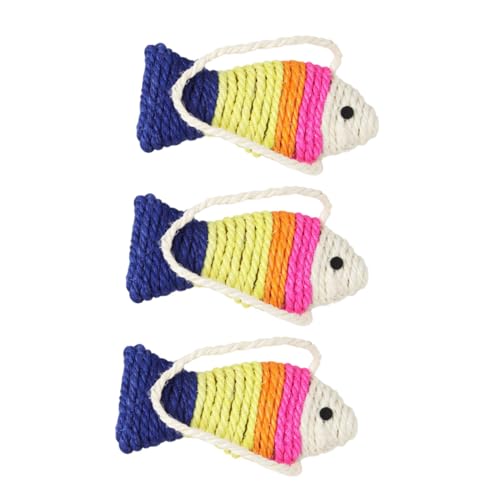 LOLIPPYY 3 Stück Katzenkratzbrett Fischform aus Langlebigem Sisal Kratzunterlage Katzen Schutz für Möbel und Teppiche für Kätzchen zur Natürlichen Kratzverhaltens Zufällige Zufällige Farbe LOLIPPYY 3 Stück Katzenkratzbrett Fischform aus Langlebigem Sisal Kratzunterlage Katzen Schutz für Möbel und Teppiche für Kätzchen zur Natürlichen Kratzverhaltens Zufällige Zufällige Farbe von LOLIPPYY