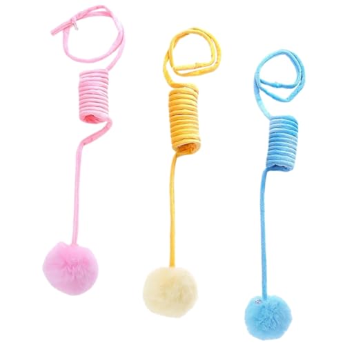 LOLIPPYY 3 Stück Teiliges Katzenspielzeug mit Saugnapf Plüsch frühlingsball Verstellbare Farbige Indoor katzenbälle Kratzfestes Beißfestes zur Beschäftigung und Stressabbau LOLIPPYY 3 Stück Teiliges Katzenspielzeug mit Saugnapf Plüsch frühlingsball Verstellbare Farbige Indoor katzenbälle Kratzfestes Beißfestes zur Beschäftigung und Stressabbau von LOLIPPYY