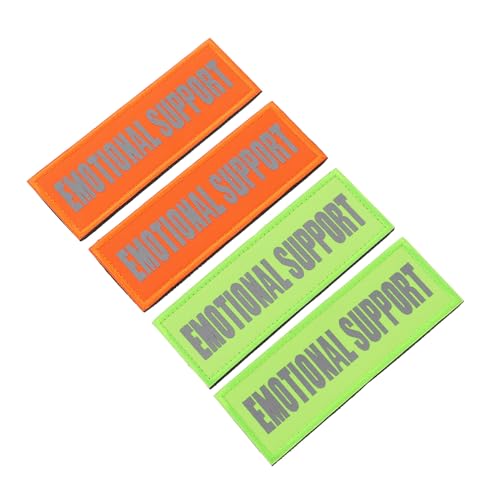 LOLIPPYY 4 Stück Reflektierende Abriebfeste Hundepatches Teiliges mit Selbstklebendem für Zuggeschirr Langlebig und Komfortabel für Nachtspaziergänge und Outdoor Einsätze LOLIPPYY 4 Stück Reflektierende Abriebfeste Hundepatches Teiliges mit Selbstklebendem für Zuggeschirr Langlebig und Komfortabel für Nachtspaziergänge und Outdoor Einsätze von LOLIPPYY