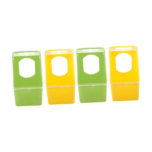 LOLIPPYY 4 Stück Teiliges Futterspender Vogelkäfige Mehrzweck Wasser Futterbox aus Robustem Einfache Anbringung zum Aufhängen Geeignet für Tauben Wachteln und Sittiche Praktisches Zubehör LOLIPPYY 4 Stück Teiliges Futterspender Vogelkäfige Mehrzweck Wasser Futterbox aus Robustem Einfache Anbringung zum Aufhängen Geeignet für Tauben Wachteln und Sittiche Praktisches Zubehör von LOLIPPYY